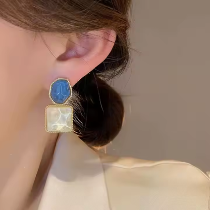 Marble Drop Earrings – Artsy Vibes