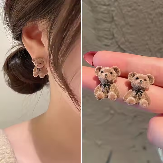 Teddy Bear Studs – Adorable Vibes