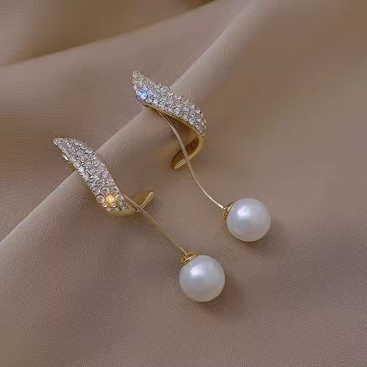 Elegant Pearl Drop Earrings