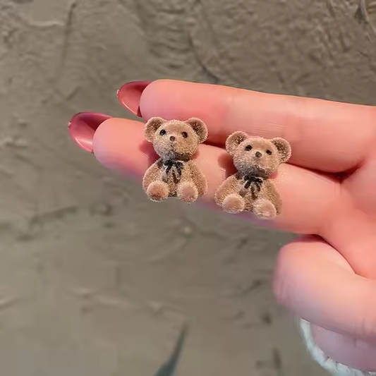 Teddy Bear Studs – Adorable Vibes