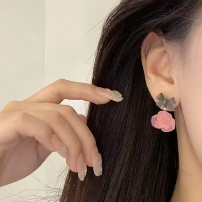 Pink Flower Drops – Pretty in Pastel