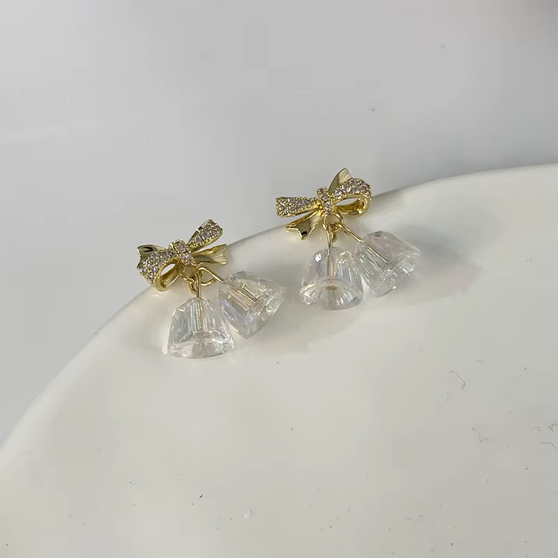 Gold Bell Studs – Jingle in Style