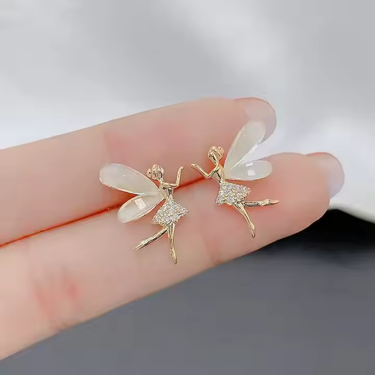 Gold Butterfly Studs – Luxe Glow
